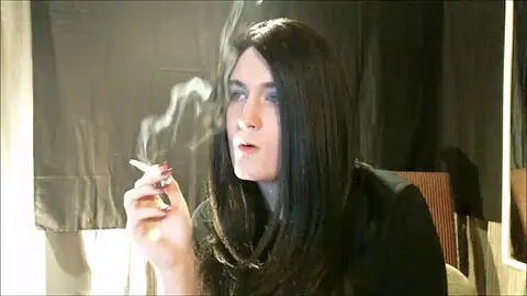 Smoke with me, sissy smoking fetish