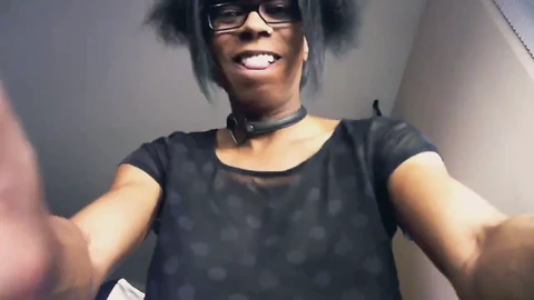 Joven solo, webcam transexual