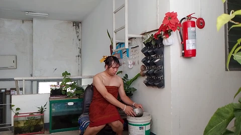 Internal ejaculation, thai ladyboy anal