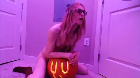 Fucking pumpkin, teen sex toy girl