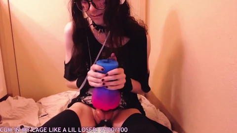 Small tits, small cock