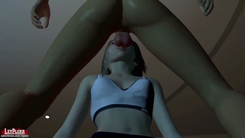 Shemale seduce a una chica, sexo travesti