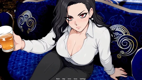 Chased by femboy in the latest visual novel escapade featuring Avn Teller
